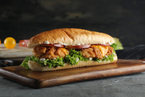 Chicken cutlet hero