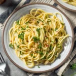 PASTA WITH GARLIC & OIL