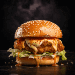 Apna spicy chicken burger